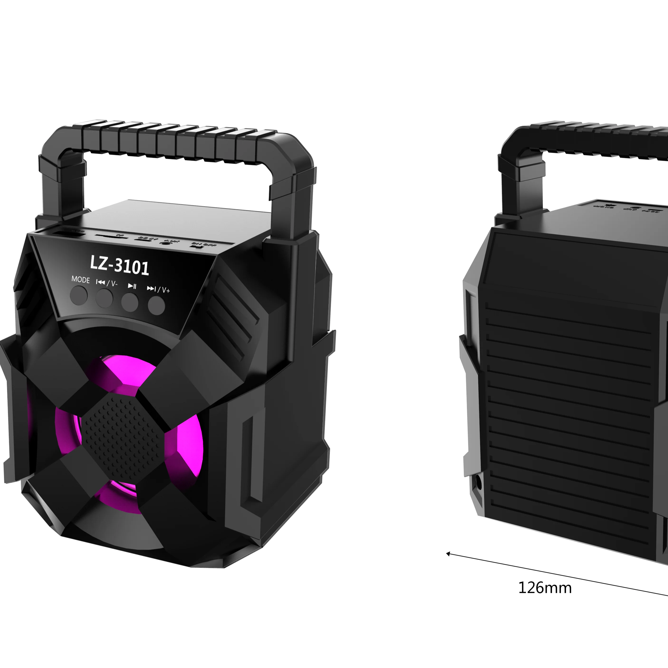 

Speaker Factory Professional Sound Best Price Big Bass Speakers for Home OEM Trolley Speaker 3 inch, Black/red/blue/green