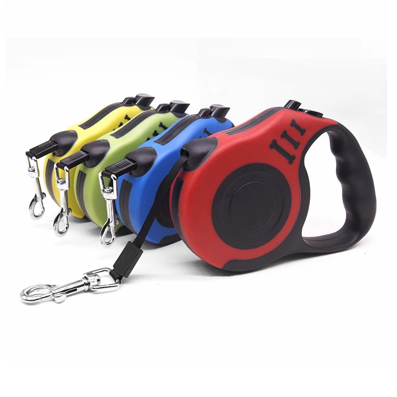

Amazon Top Seller Pet Accessories Laisse Chien Retractable Dog Traction Rope Leash Lead Retractable Dog Leash, Red/green/yellow/blue/pink/black/rose red