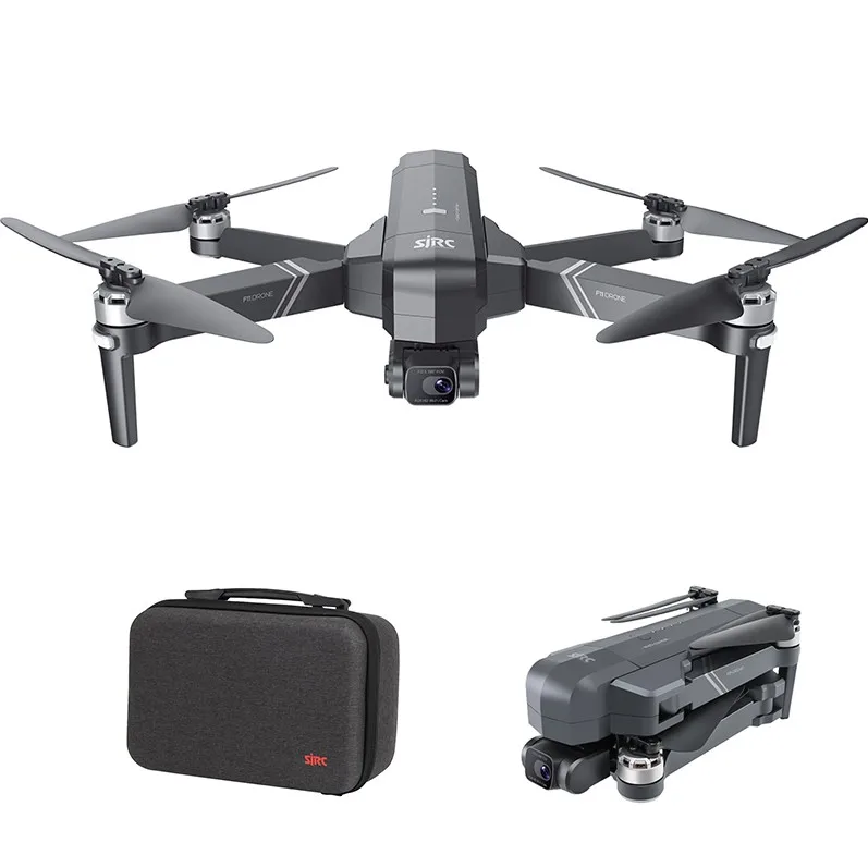 

2020 SJRC F11 4K PRO Drone with Camera 2-axis Self-stabilized Gimbal 1.5KM 30Mins 5G WIFI FPV Brushless Motor GPS Drone, Silver gray