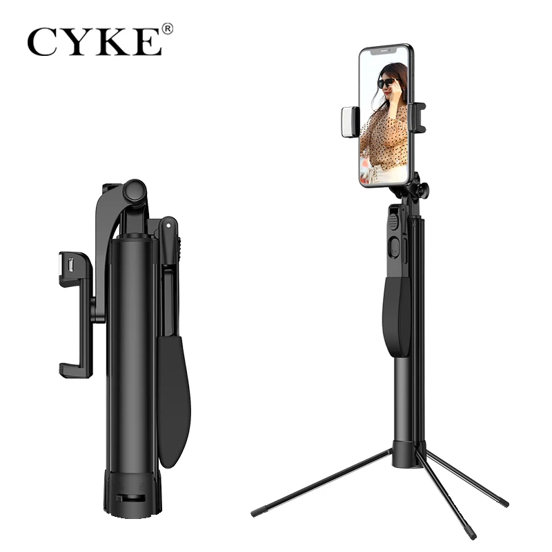 CYKE selfie stick stabilizer Mobile Phone Stabilizer Balance Steady Handle Anti-Shake Fill Light Selfie Stick Tripod