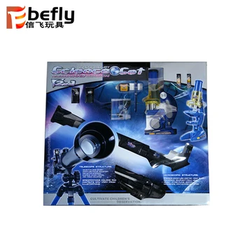 edu science telescope and microscope set