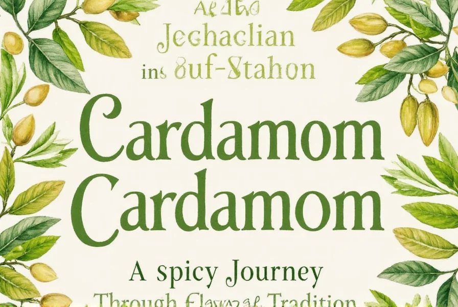 Green and black cardamom