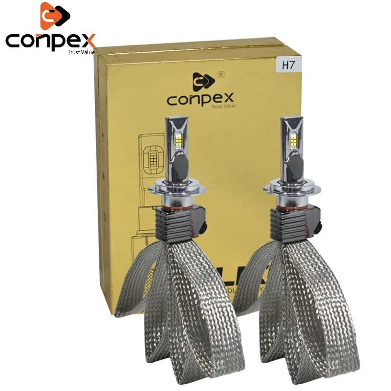 Conpex P11 12V 6000K Waterproof IP68 auto lighting system Copper strip Cooling h11 led headlight bulbs