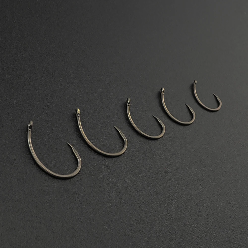 

Hirisi B8012 High Carbon Stainless Steel Barbless Hooks Fishing Hook Fishing Tool Accessories