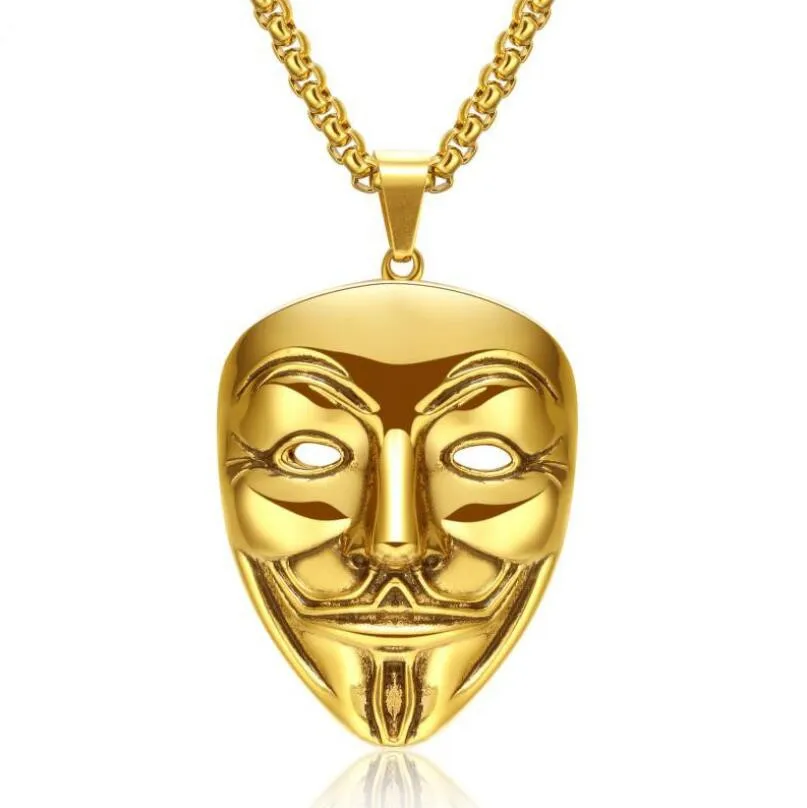 

Plating Pendant Necklace For Men Jewellery 2020 Gold Pendants Necklace Plated Mens Silver Chain Spot Factory Direct