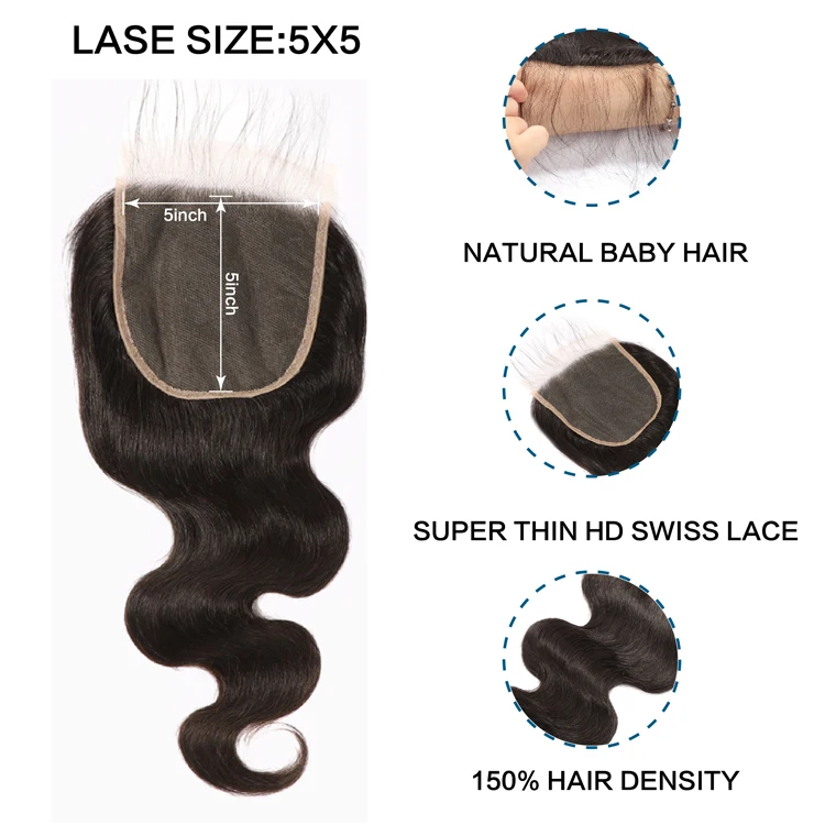 
Hot Sale Hd Lace Closure 5x5 13x6 Body Wave Frontal,Virgin Brazilian Hair And Frontal,Wholesale Invisible Human Hd Frontal 