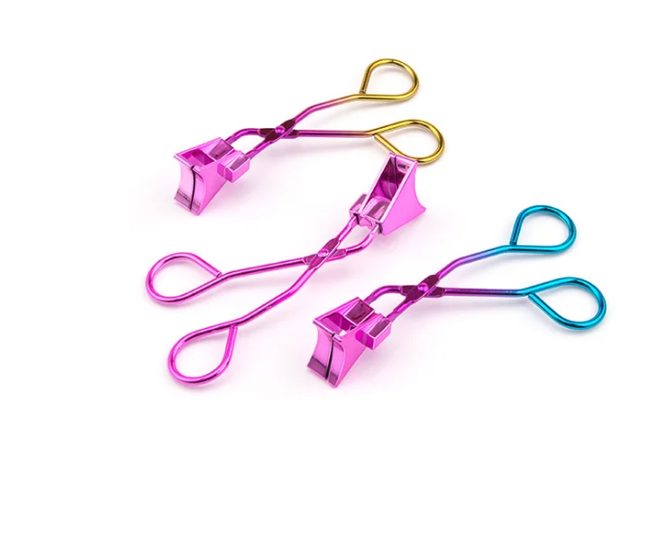 

2021 Newest Private label mini Plastic eyelash curler wholesale pink Magnetic eyelash curler, Black+white