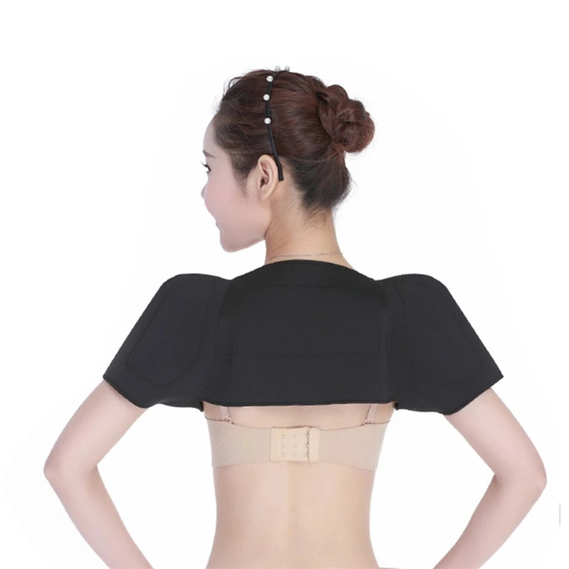 

New Arrival Factory Price Magnetic Self Heating Shoulder Support Brace, Black