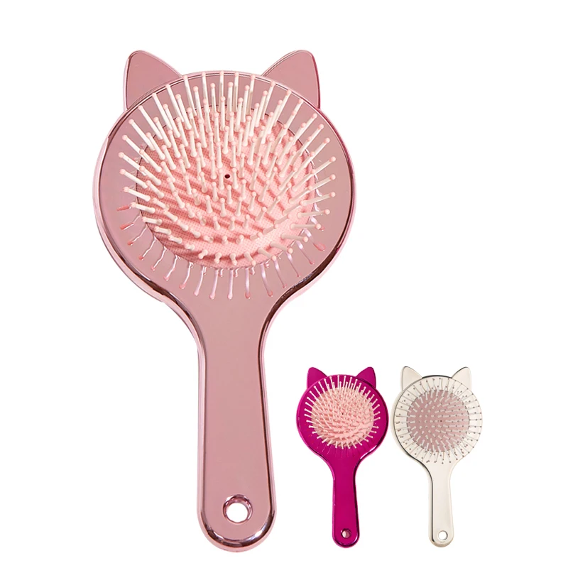 

Wanmei cat ear electroplated air bag comb massage salon hairdressing comb