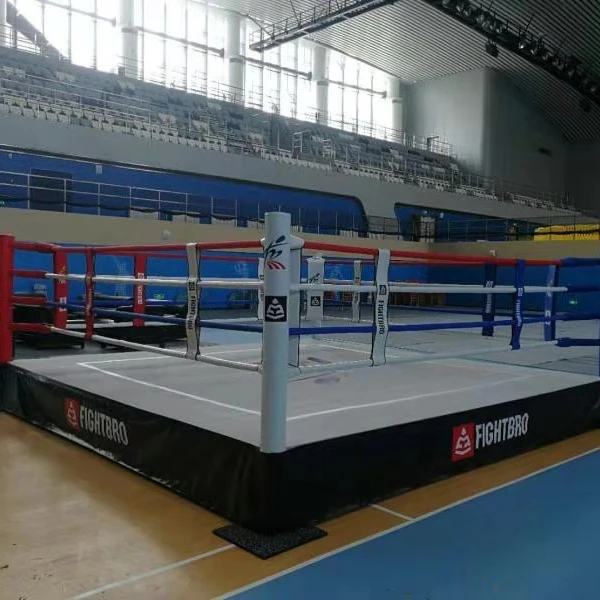 

high quality competition boxing ring hot sale used boxing ring wrestling Martial art used, Black ,white ,blue,blue