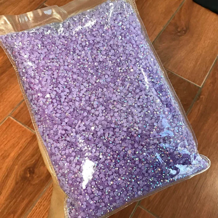 

Resin Flat back Rhinestones Non Hotfix round resin stones in one bag, 52 colors