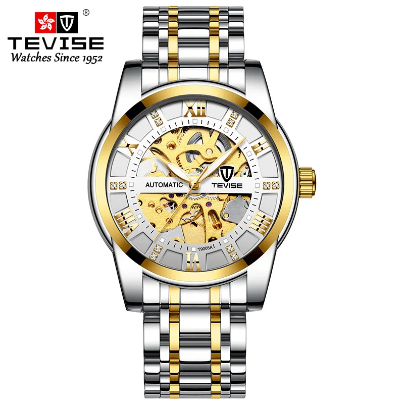 

Quality Full Stainless Steel Strap Watches Men Waterproof 30m Mechanical Watch Reloj Hombre Automatico, Optional