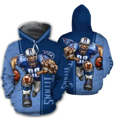 

2021 new NFL Football sweater 3D digital print crew neck oversized plain pullover Hoodie plus size men wear