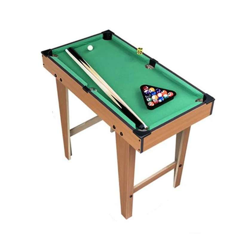 

Brand name multifunctional wooden tall feet pool billiard table from chenghai