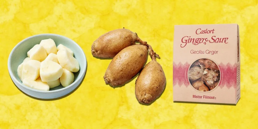 Pickled ginger on chopsticks