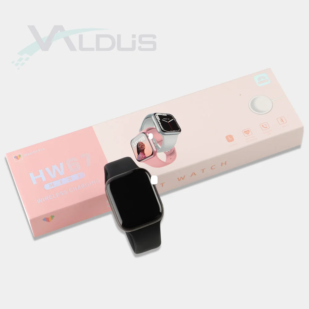 

Valdus 2022 New Arrival Smart Reloj Intelligent Fashion Smart Watch Series 7 Reloj 41mm Mini smartwatch HW67 Mini
