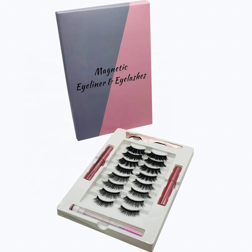 

mink magnetic lashes with 5 magnets
