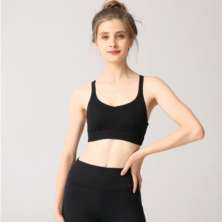 

Fashion High Elastic Running Gym Yoga Bra Summer Breathable Yoga Wear Ladies Sexy Sport Bra