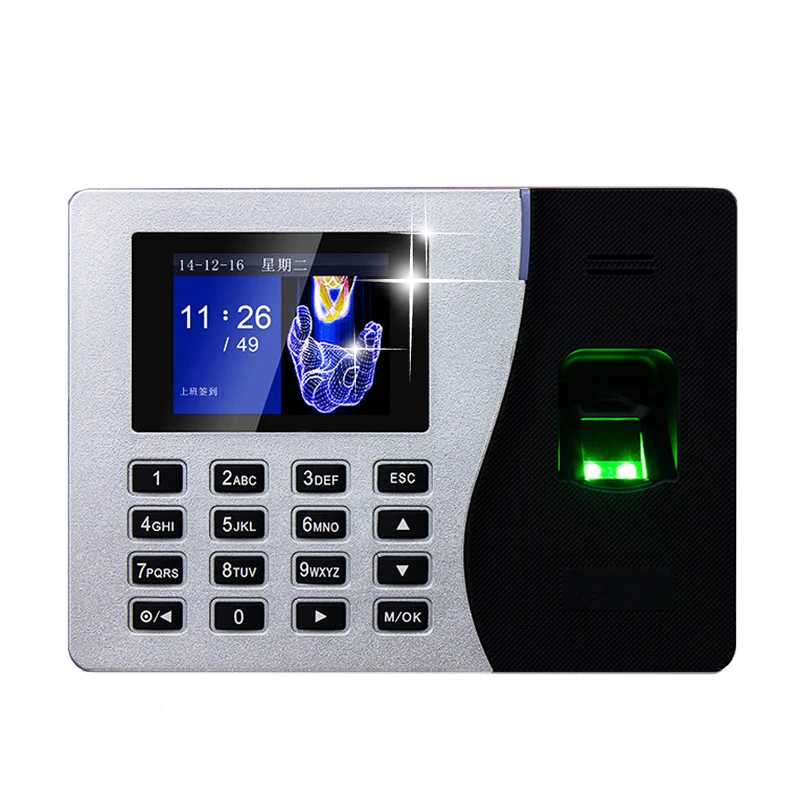 

ZK Biometric Time Attendance System TCP/IP K14 Employee Fingerprint Time Clock Machine