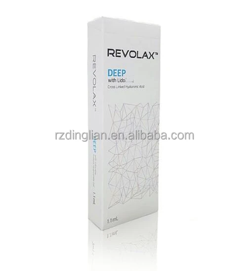 

revolax sub-q 1.1ml dermal filler hyaluronic acid gel for breast injection, Transparent