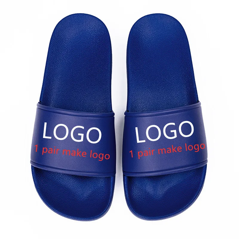 

Dropshipping indoor outdoor slides custom hotel slipper big size unisex home custom slippers, Many colors