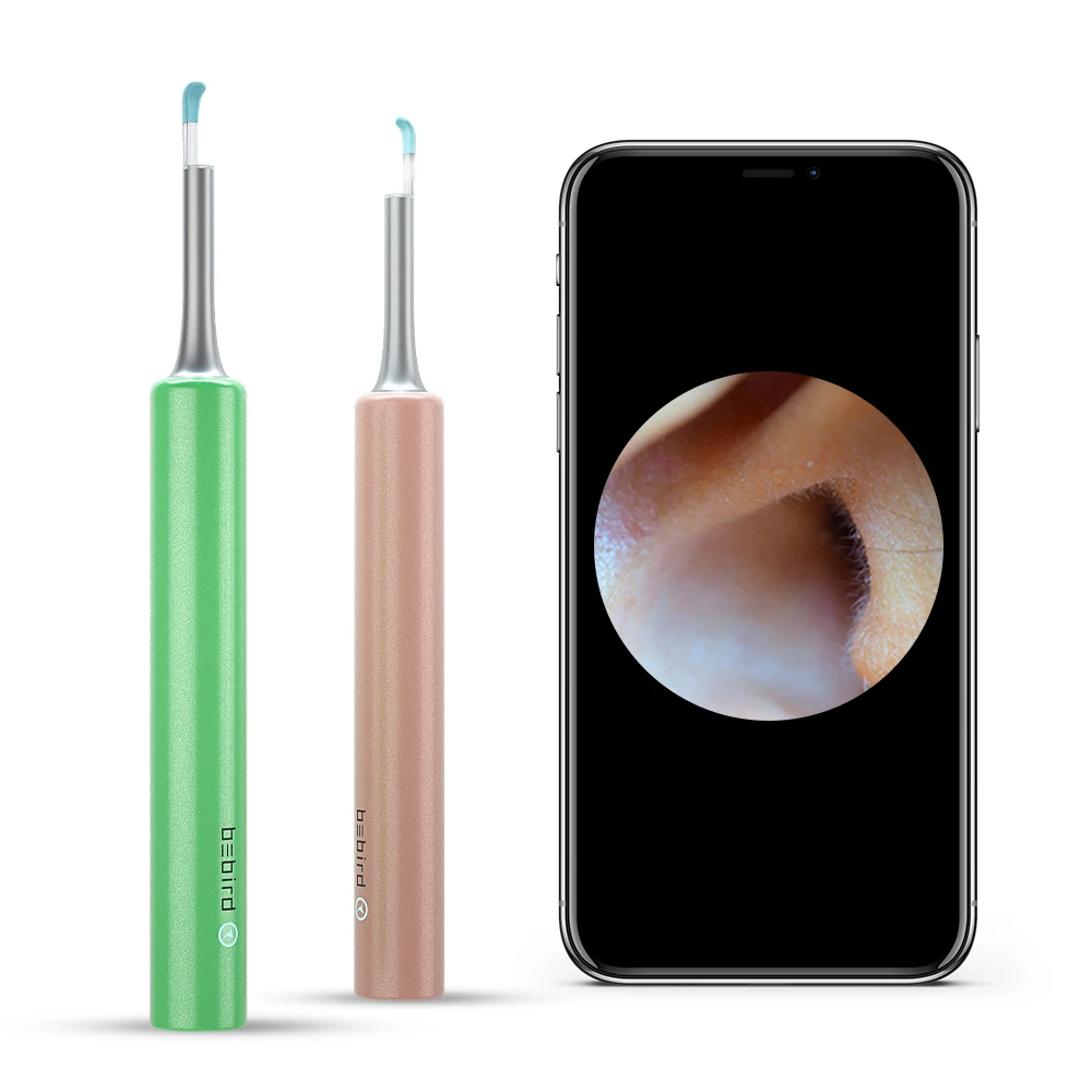 

Bebird C3 led bebird smart visual ear stick otoscope wax removal WIFI wireless waterproof camera Silica gel ear cleaning