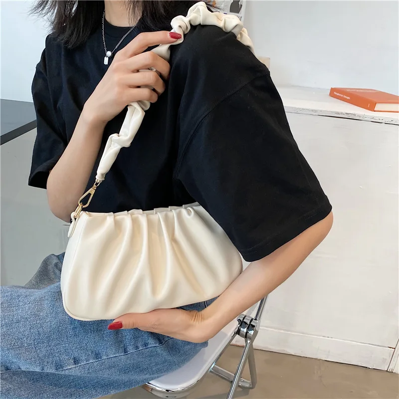 

Hot Sale Bespoke Cheap Versatile Large Shoulder Bag Women Solid Color Single Shoulder Messenger Bags, As pics
