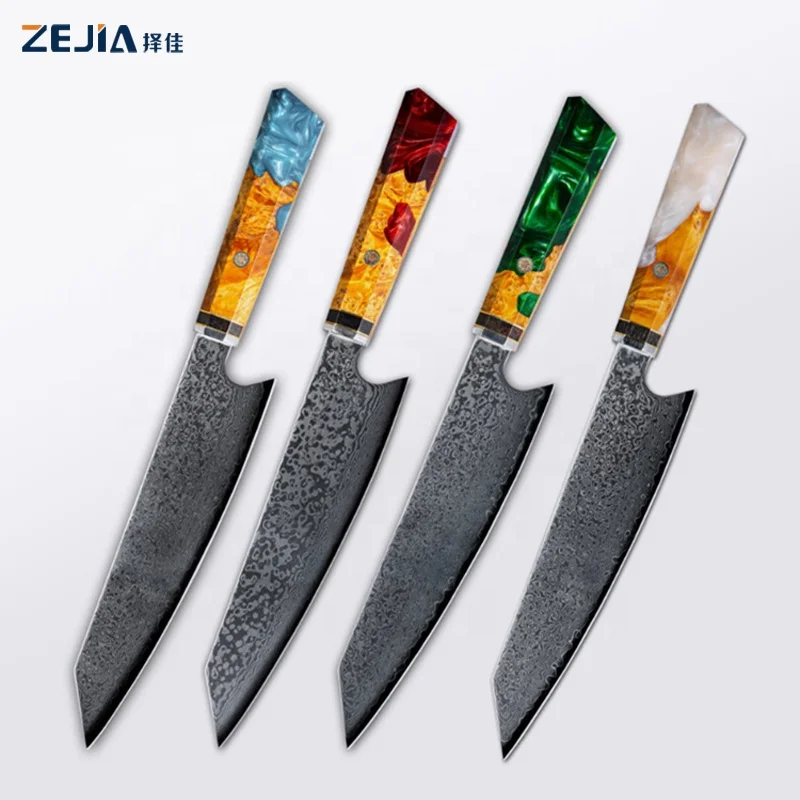 

Japan 67 layers VG10 Damascus Chef's Knife Cutting Knife Set Gift Box