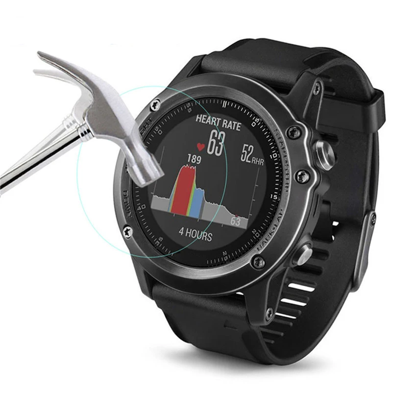 

Hot Sell HD Film Skin For Garmin Fenix 3 HR Screen Protector Tempered Glass