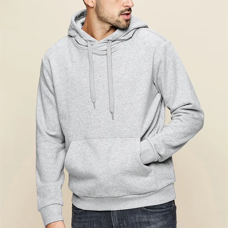 

New style pure cotton pullover fashion high quality custom men's OEM men's casual hoodie hooded custom color custom size