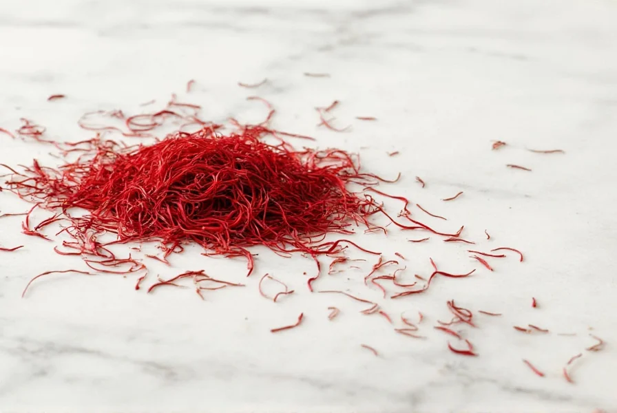 Saffron being sold at a Middle Eastern market stall