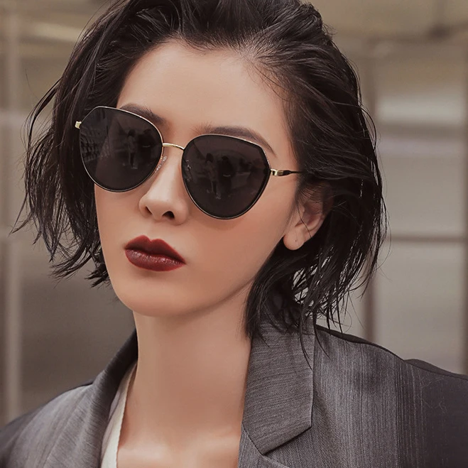 

New fashion TAC polarized metal frame men women polarized sunglasses, Custom colors