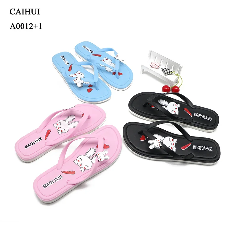 

2020 flip flops ladies pvc chappals cute female footwear wedding beach women slippers
