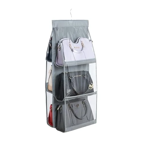 

Dropshipping storage hanging bag household dustproof double-sided layered hanging bag artifact wall hanging bag storage rack