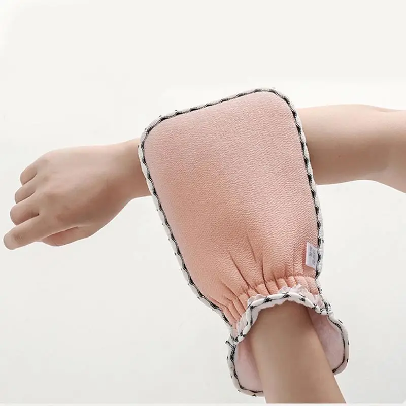 

Bath mitts ,HOss wholesale bath glove, Beige, pink, khaki, coffee