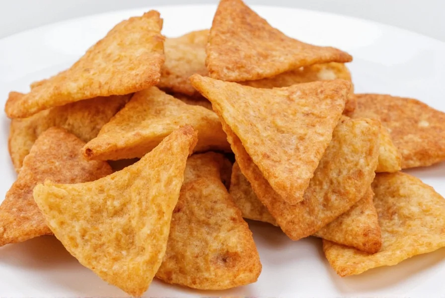 Step-by-step preparation of homemade cinnamon tortilla chips showing cutting, baking, and seasoning process