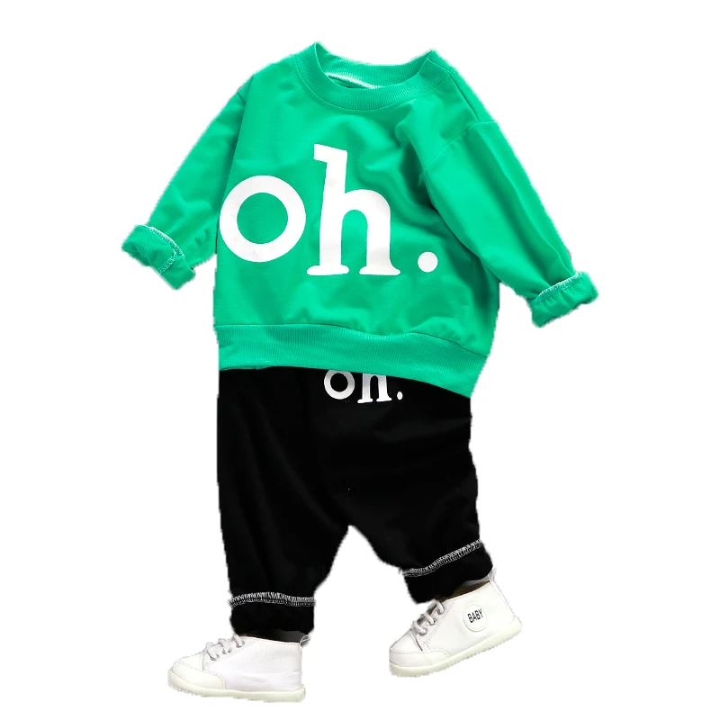 

2020 autumn new best-selling sports long sleeve trousers children's clothing suit wholesale boys tracksuit kids, Picture