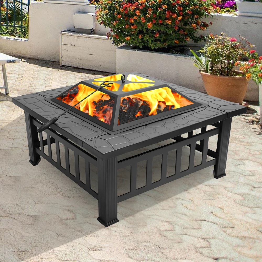 

Free Shipping Outdoor Garden Portable Courtyard Iron Metal Bowl Fire Pit