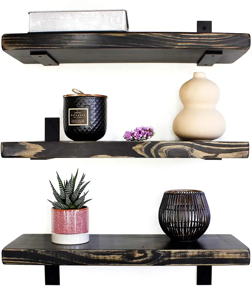 Venta al por mayor repisas flotantes de madera de pino-Compre online