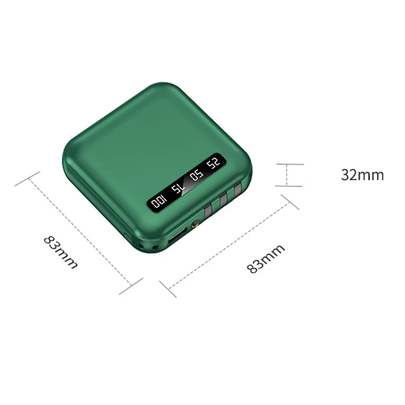 

Portable External Power Bank 10000mAh Universal Mobile Phone PowerBank USB Chargers Pack
