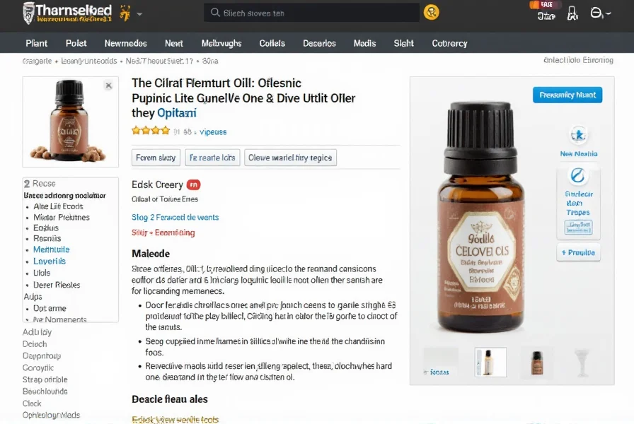 Nelkenöl-Produkte im Regal eines Walmart-Geschäfts