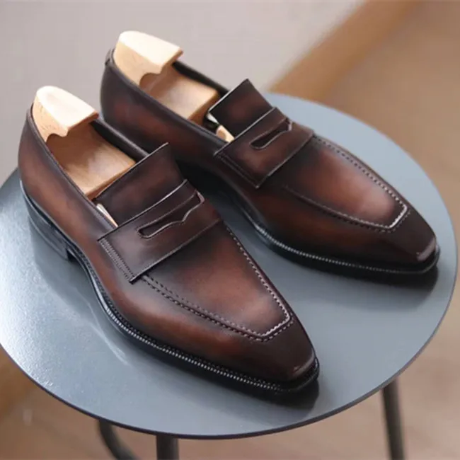 

Handmade printing color for class men shoes