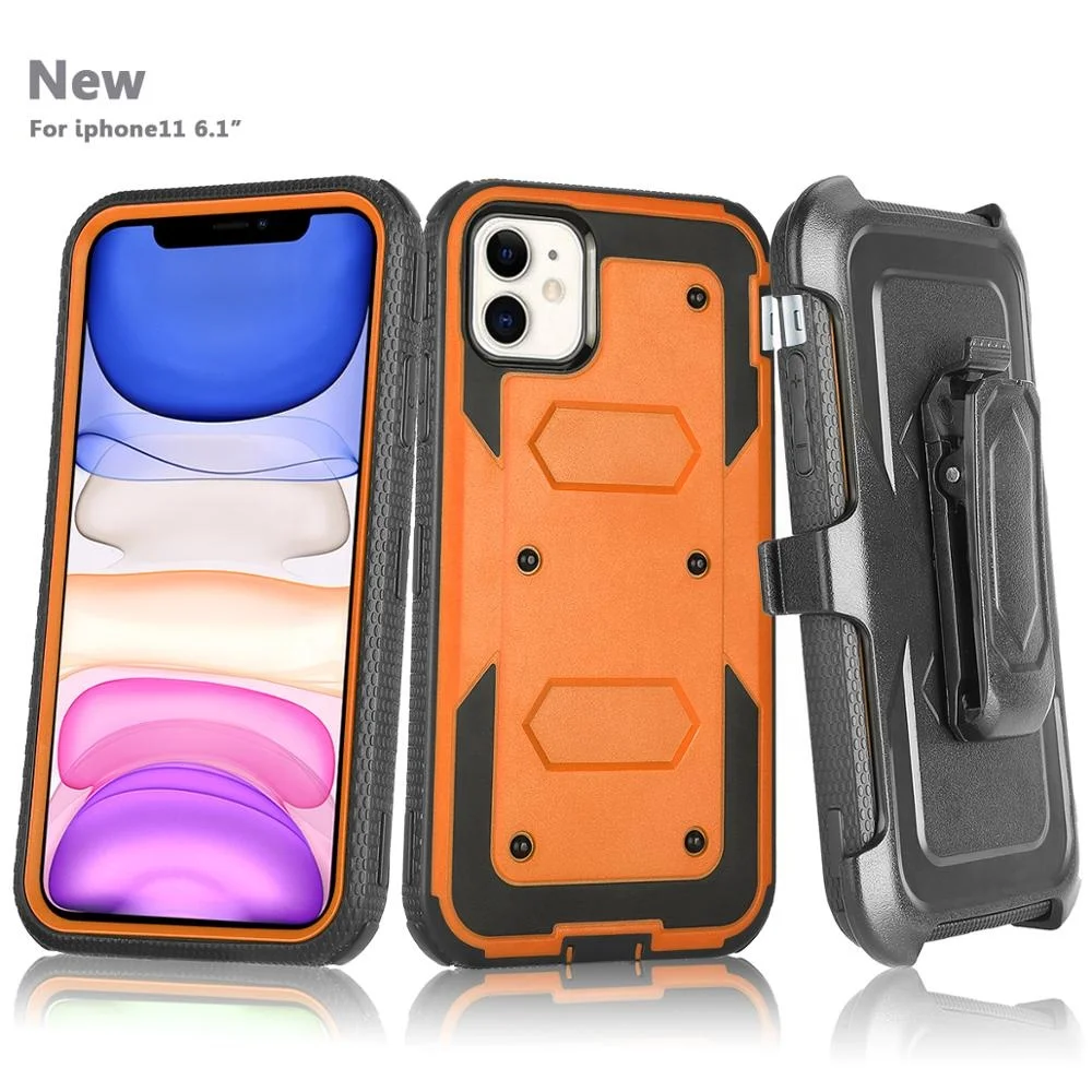 

Latest Model Custom Phone Case for iPhone 11, Kickstand Belt Clip Cell Phone Case for iPhone 11 Pro, Multi options