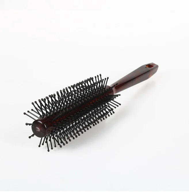 

2021 Best Soft touch Nylon Pin Round Hairbrush for girls curly, kinky hair, Blue, pink