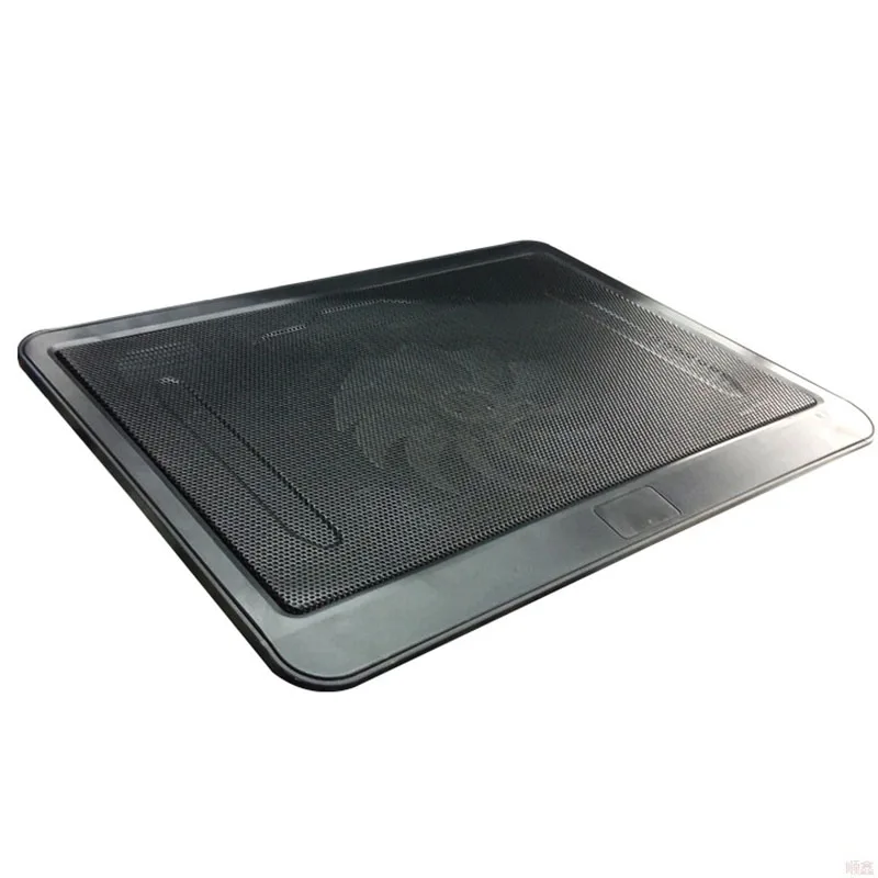 

Wholesale notebook cooler 14 inch LED light fan usb Mini Laptop Cooler Blu-ray cooling pad bracket, Black