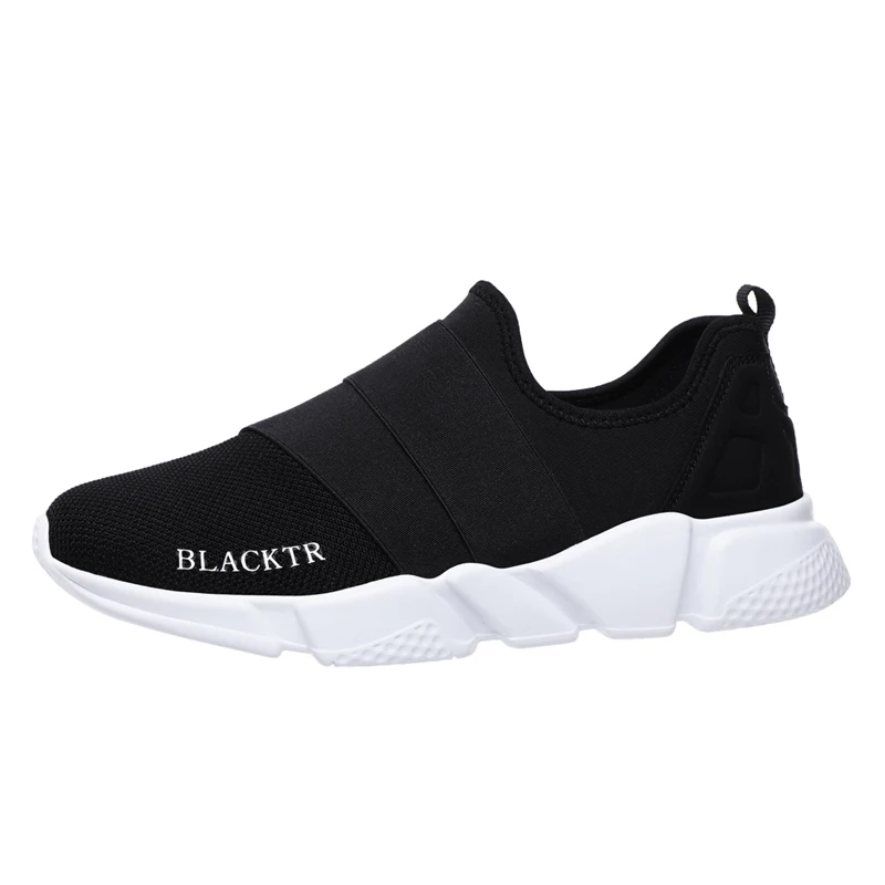 

Cheap Convenient Slip-On Hook&Loop Design Light Weight Pu Outsole Knitting Upper Fitness Men Sport Shoes Unisex Sneakers Shoes
