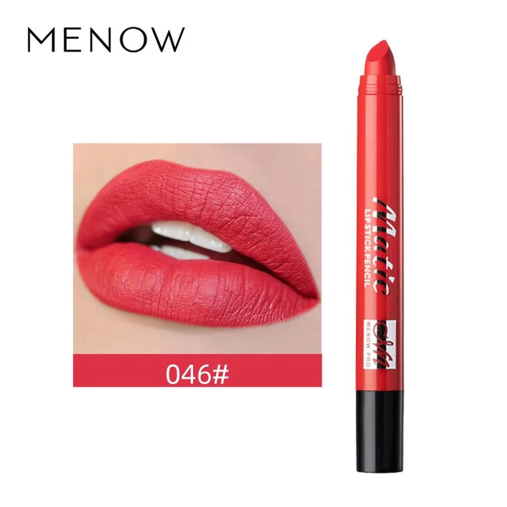 

Factory Wholesale makeup lipstick waterproof long lasting Matte Lip Crayon Kissproof Lipstick Pencil, 6 colors