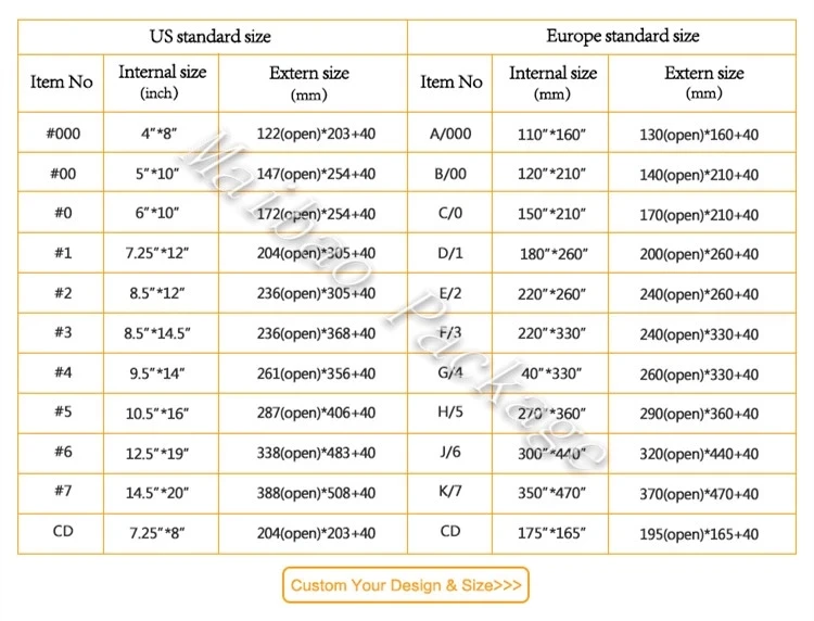 2020 Selfsealing Bubble Pouch Mailer Colorful 7.25*12 Bubble Mailer