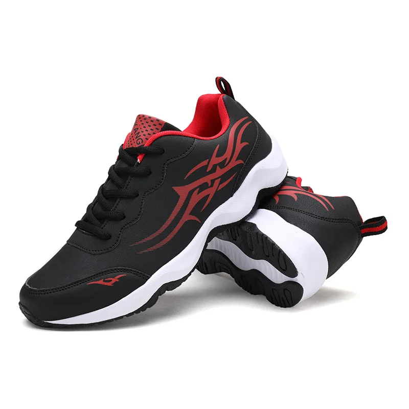 

2022 Fashion OEM new style men casual sport running shoes black colour sneakers for men