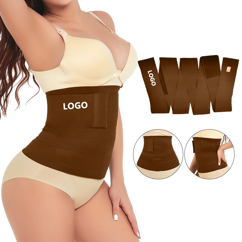 

Multifunctional Waist Trainer Wrap Nylon Elastic Tummy Wrap Waist Band Belt 4 meters Length Waist belt Wrap